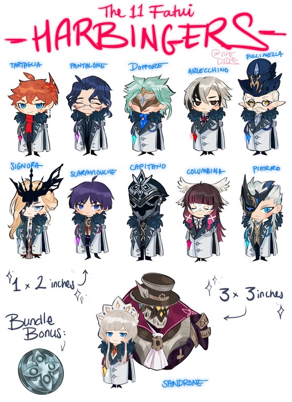 Genshin Fatui Harbingers List Names Elements Genshin vrogue.co