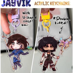 JAYVIK ARCANE acrylic keychains