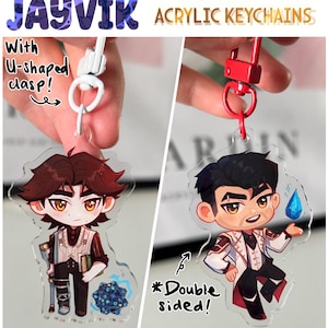 JAYVIK ARCANE acrylic keychain