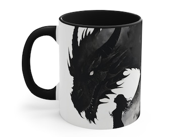 Fourth Wing Dragon Rider Coffee Mug, Fantasy Book Lover Gift