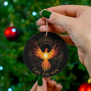 I See You Now Shadow and Bone Inspired Christmas Ornament, Leigh Bardugo Grishaverse Reader Gift, Book Lover Christmas