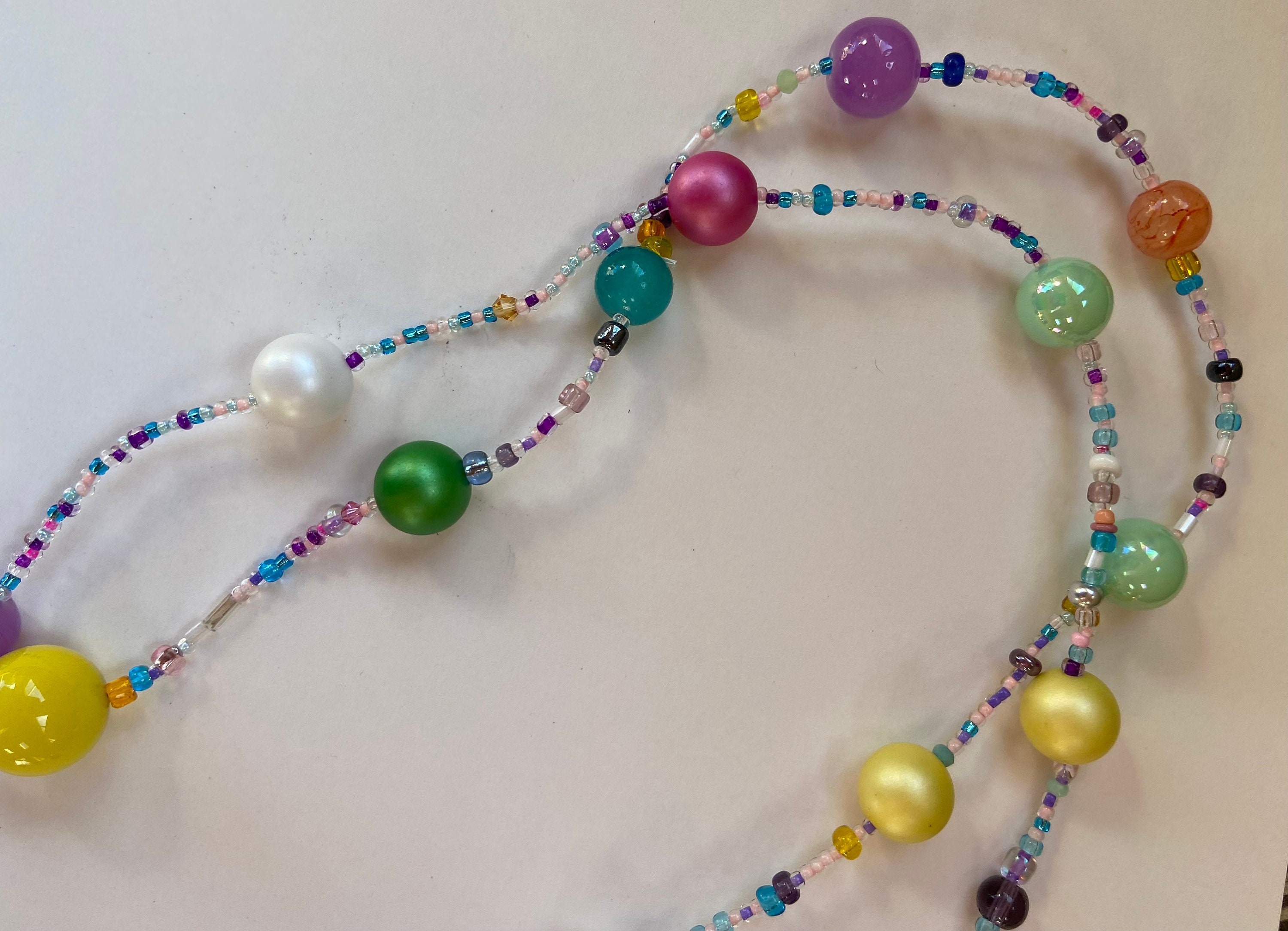 Stone Bead Necklace 60