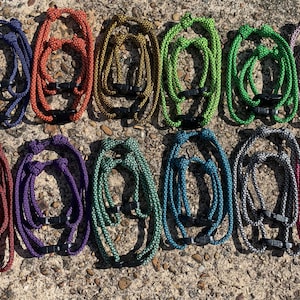 Tall Tale's Whelping Collars: (D Series) 12 Pairs of Paracord Whelping ID Collars Adjustable ID collars