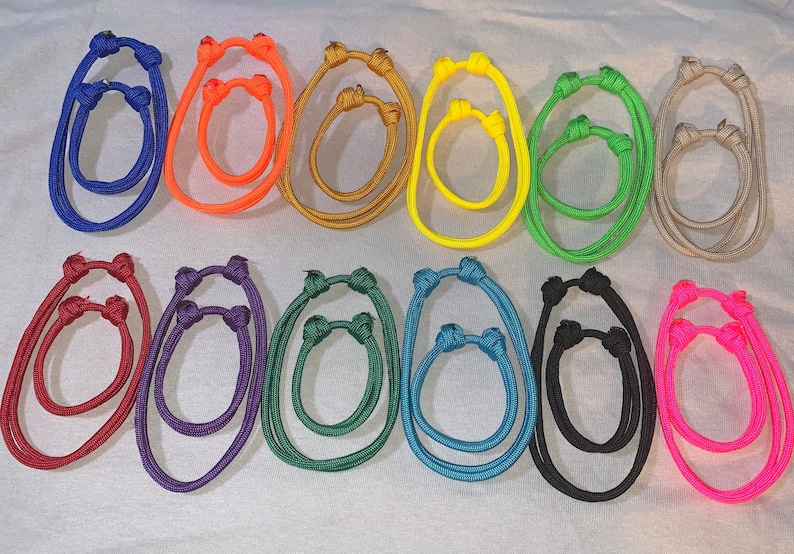 Tall Tale's Whelping Collars: 1-12 12 Pairs of Paracord Whelping ID Collars Adjustable ID collars Puppy Collars image 1