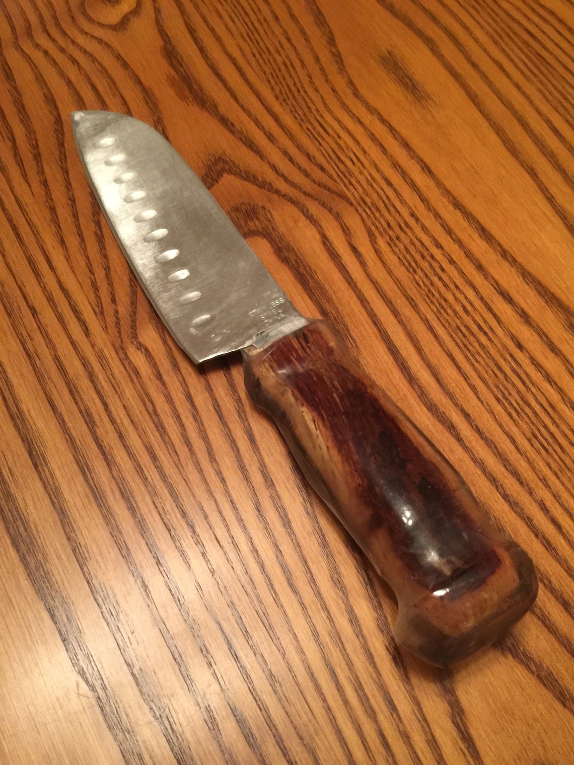 Mac the Knife LIVE EDGE EPOXY Handle Etsy