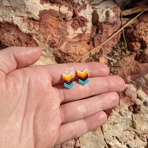 Upcycled Plywood Stud Earrings Moonswings
