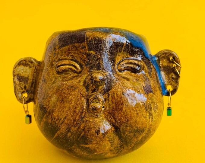 Ceramic Pen Holder for Desk Pottery Pencil Holder Office Etsy