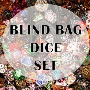 Mystery Dice Blind Bags for Dungeons and dragons -DND DICE- Lucky Dice Set for you!! - Multiple styles Metal Resin Hollow Solid dnd dice set