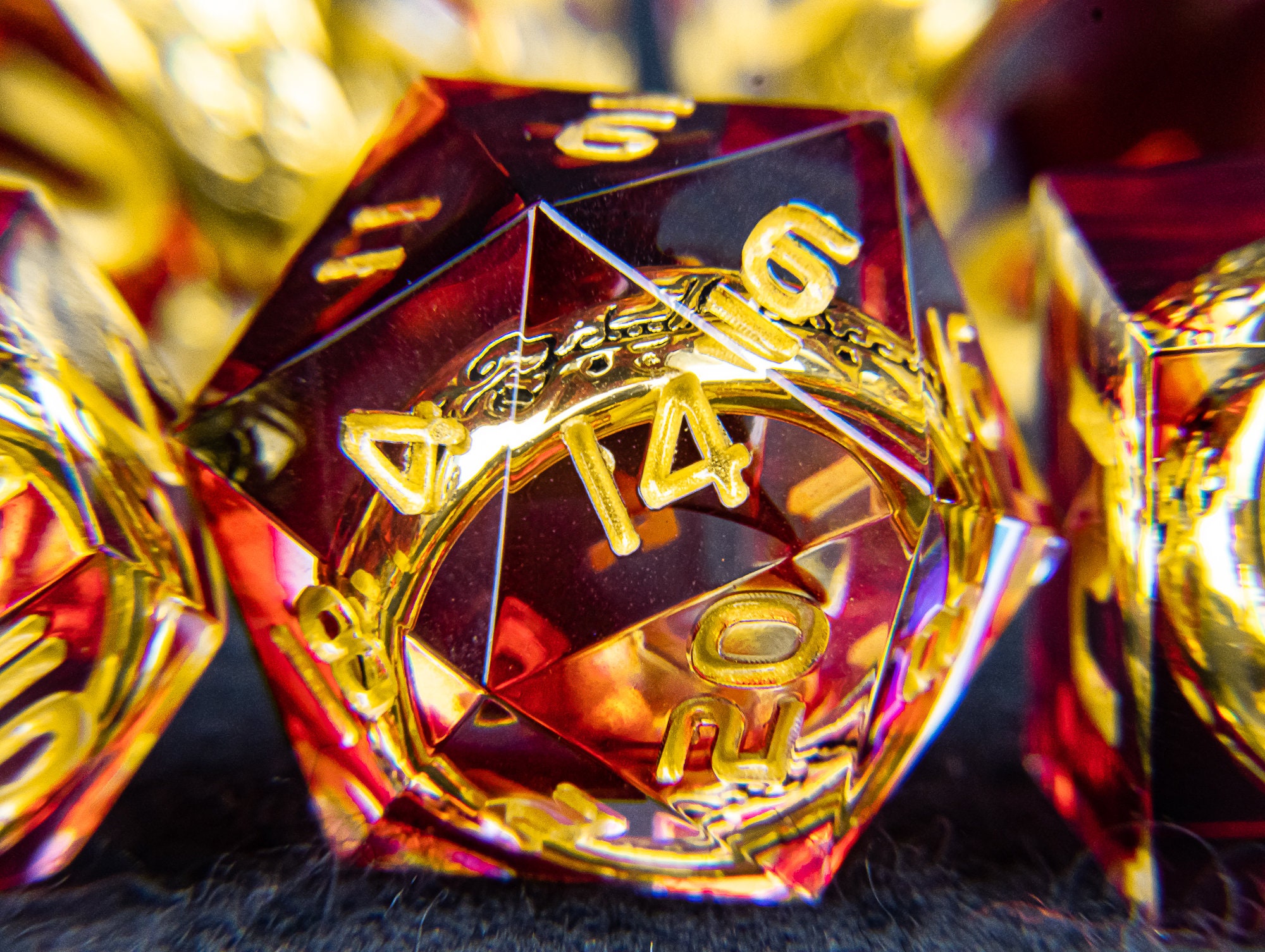 Collect & Destroy on X: D20 Dice Ring by Han Cholo