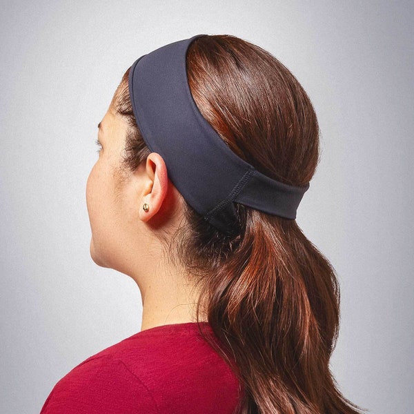 Wide Ponytail Sweatband/ Headband for Workout,Fitness, Gym, Travel, Yoga, Pilates, Running