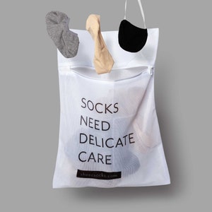 Fine Mesh Laundry Bag for Small Delicate Items | Sock Laundry Bag (11.5" x 15.5")