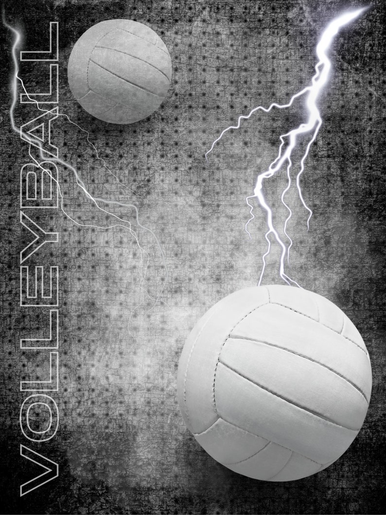 Volleyball Background 18 X 24 Inch 300 Dpidigital Download Etsy