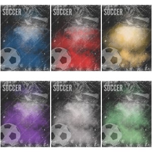 Fundos digitais angustiados de futebol 18x24 300 DPI - Download instantâneo JPEG - Pôster esportivo de atleta Cenário de design de banner sênior