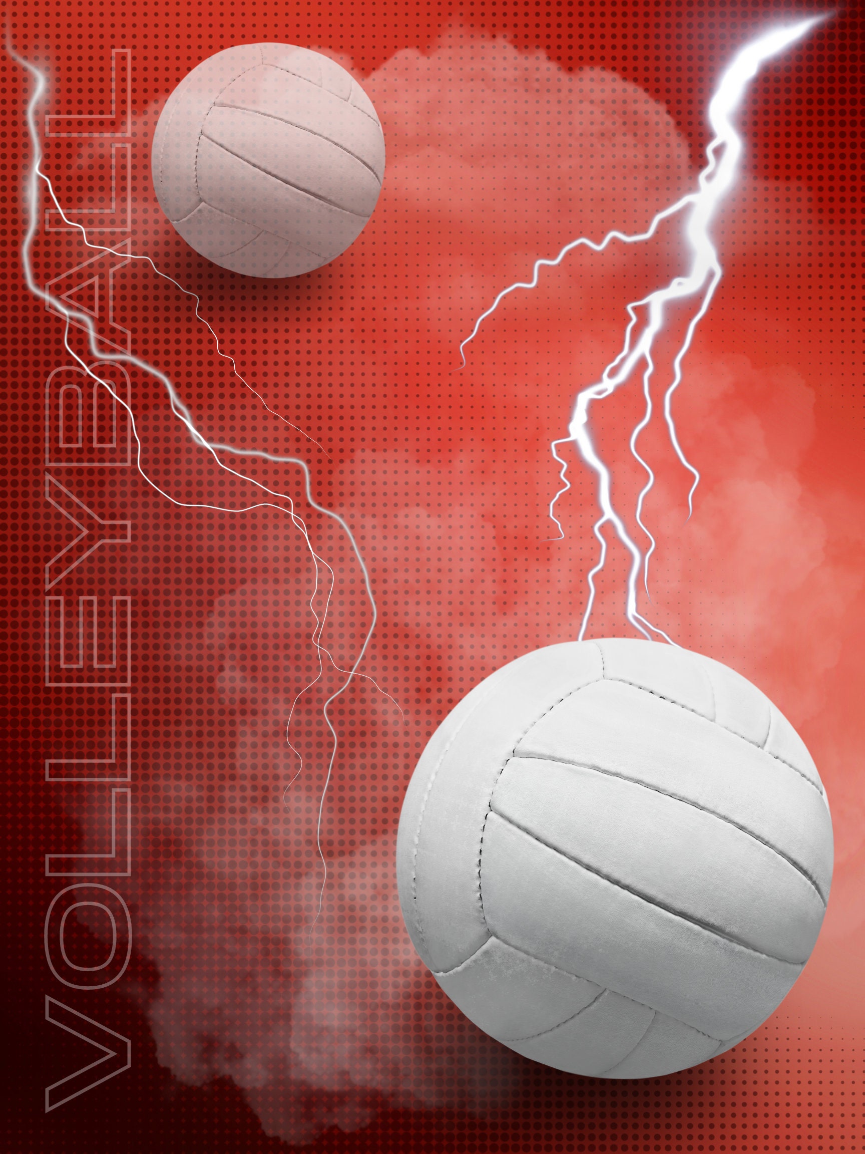 Volleyball Background 18 X 24 Inch 300 Dpidigital Download Etsy