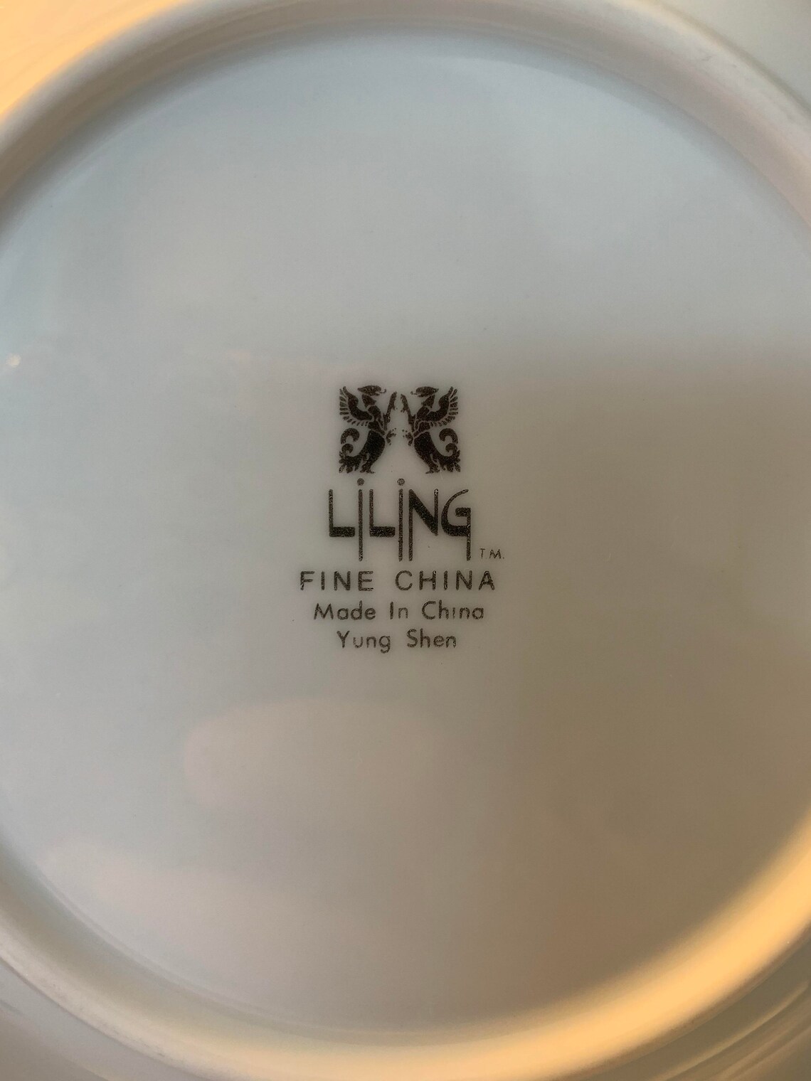 Vintage LILING Yung Shen Fine China Dishes W/ Ornate Floral Etsy