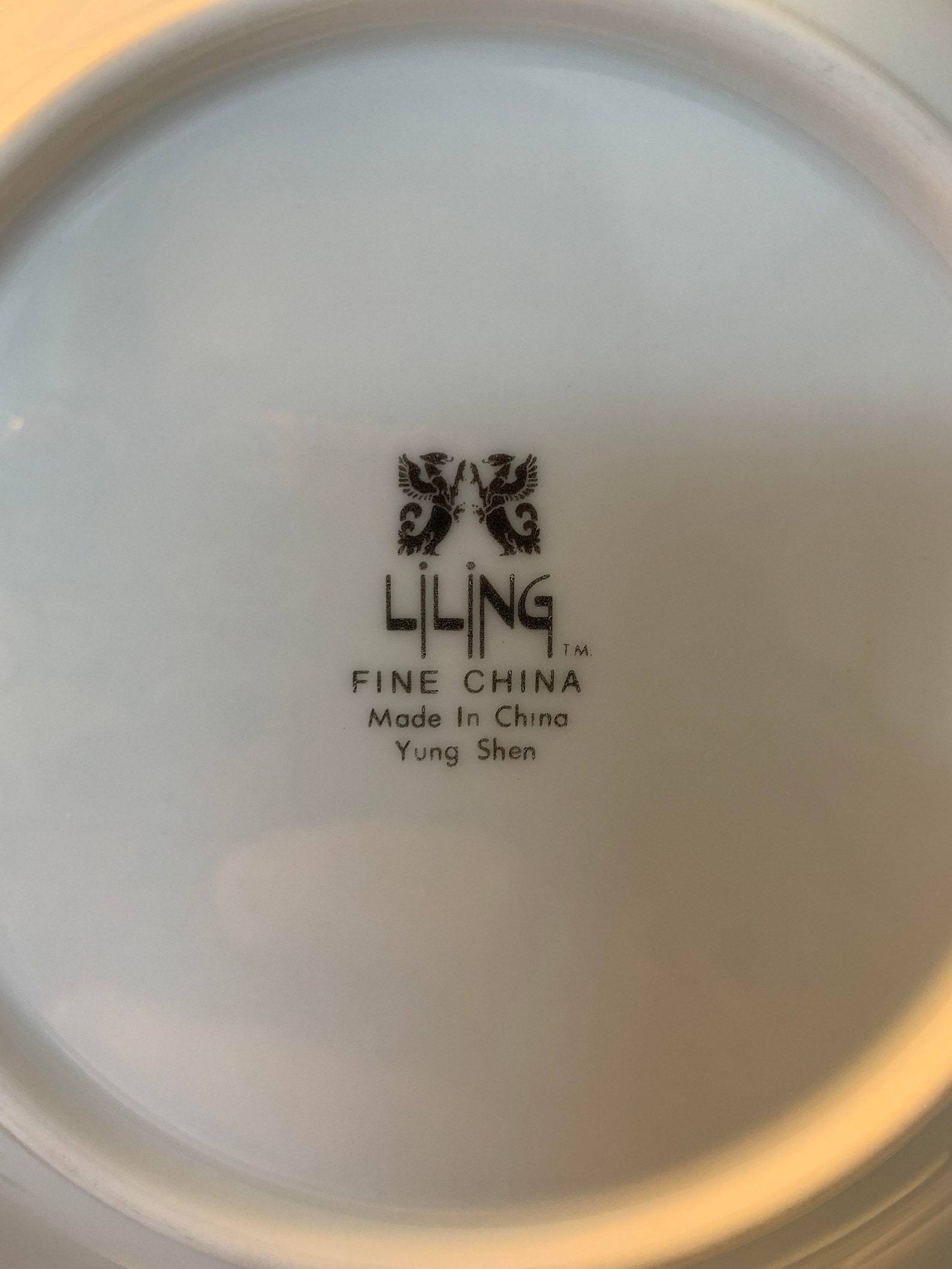 Vintage LILING Yung Shen Fine China Dishes W/ Ornate Floral Etsy