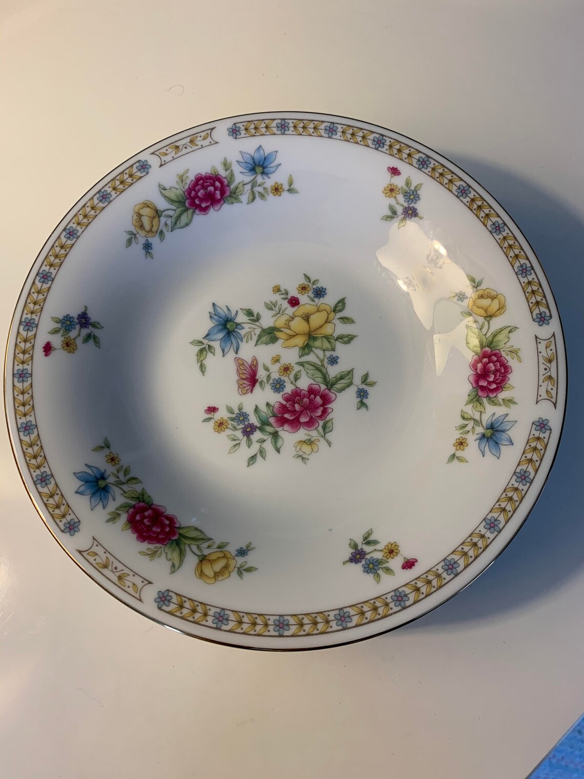 Vintage LILING Yung Shen Fine China Dishes W/ Ornate Floral Etsy