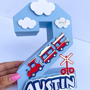 Train 3D Letter, Train Birthday Party, Choo Choo I'm Two, Boy Birthday, Party Decor, Thomas the train, first birthday, Train party decor