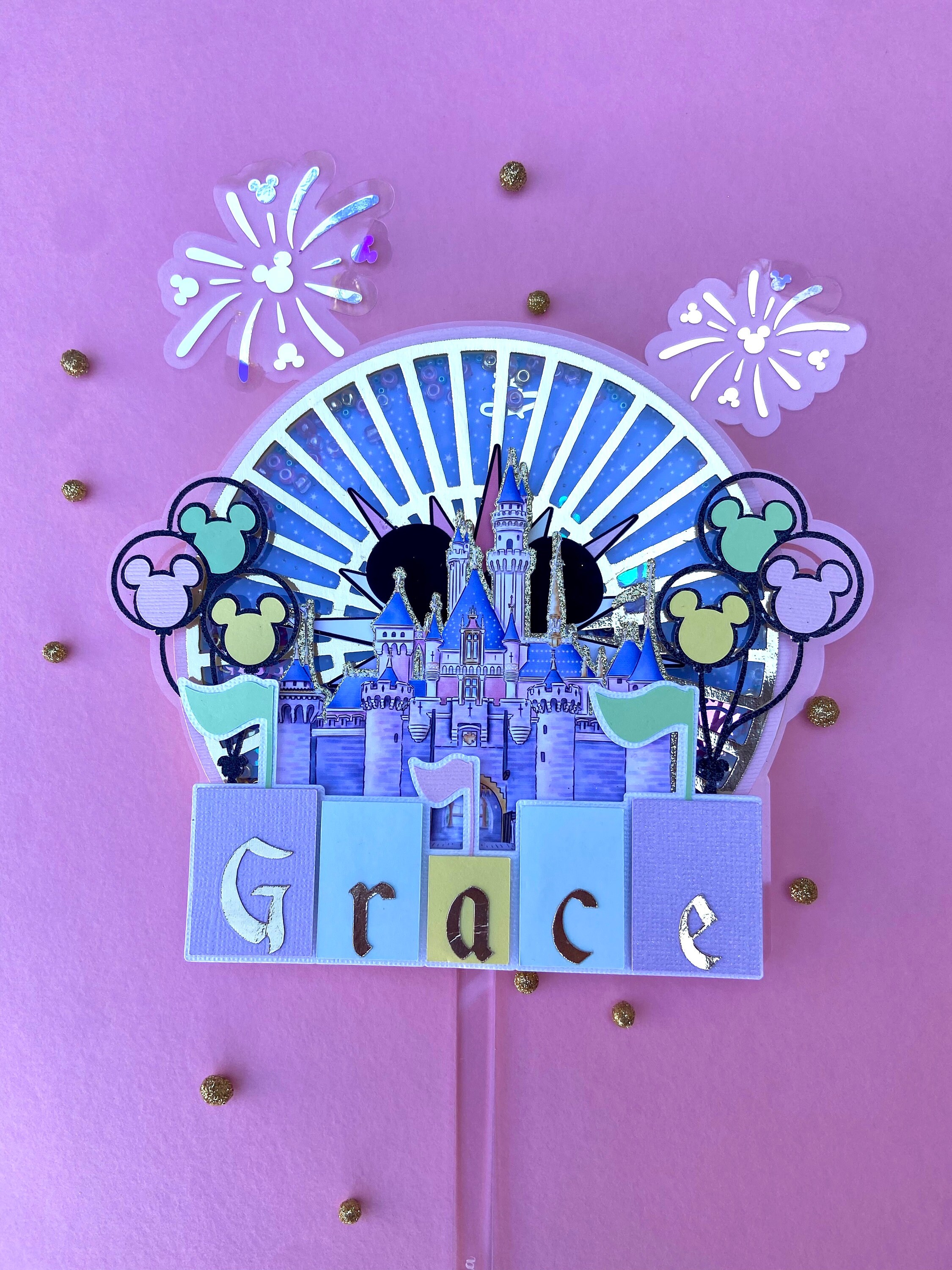 Vintage Disney Cake Topper Disneyland Cake Topper Disneyland Etsy