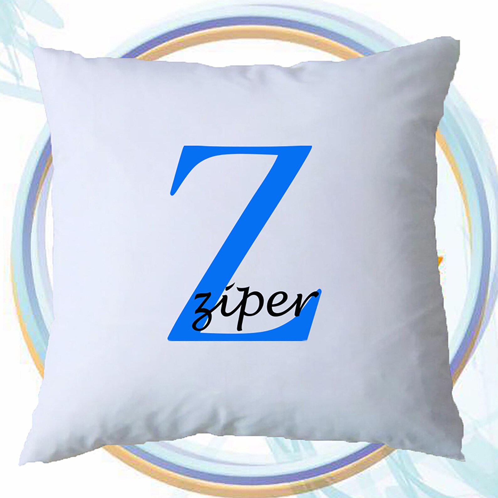 Personalised Cushion Text Initial & Name Etsy