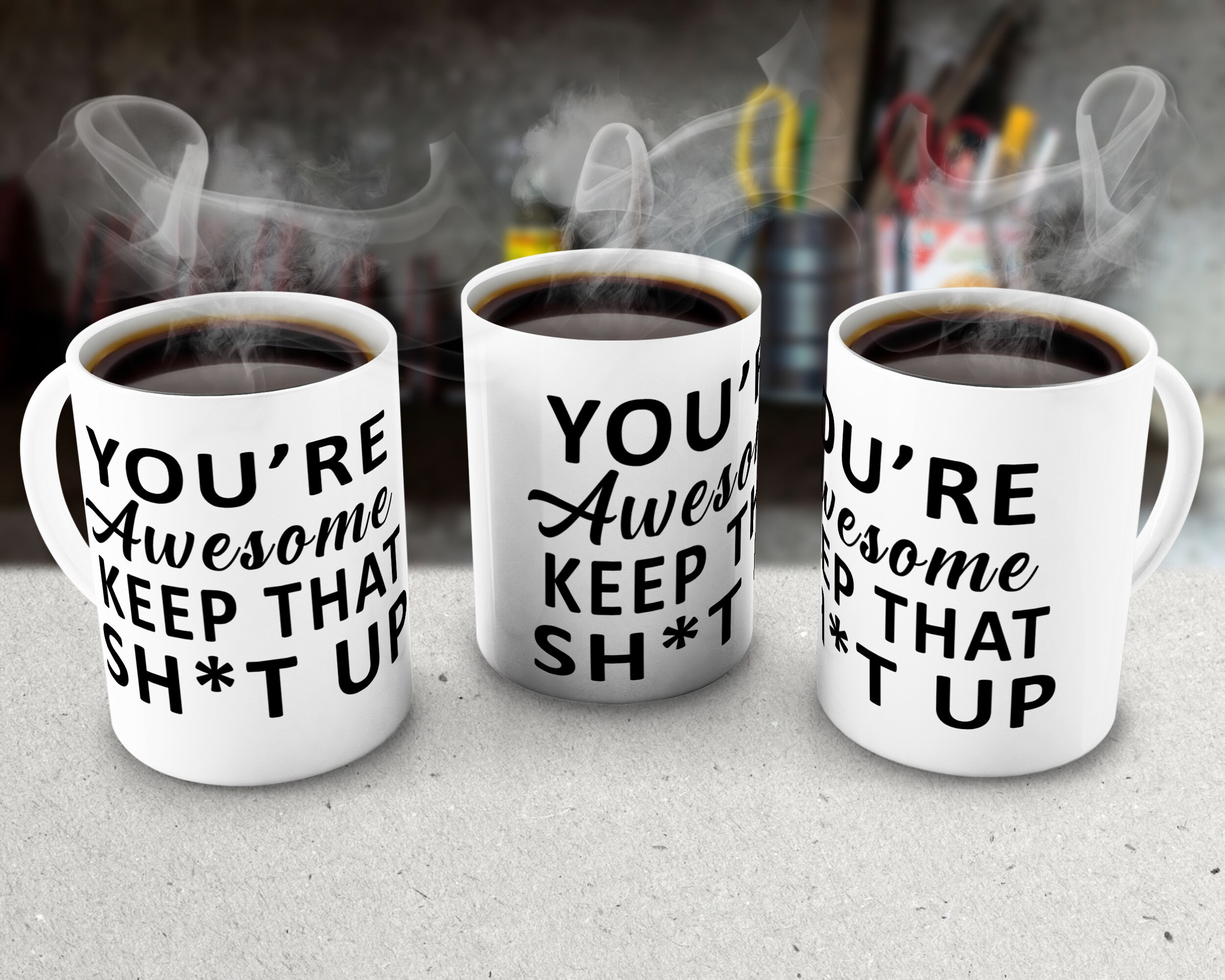 Personalised Text Your Are awesome Mug Etsy