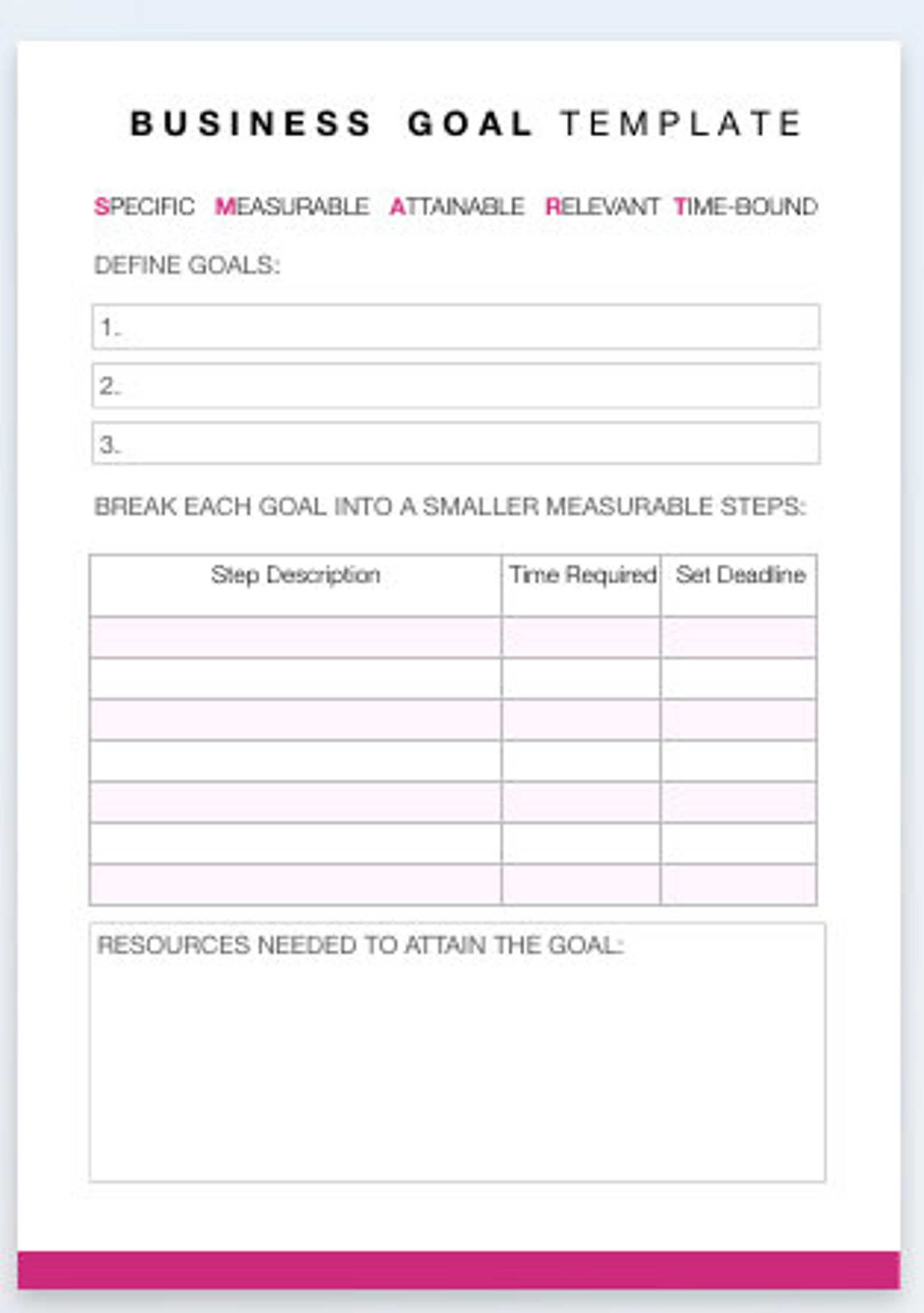business-goal-template-business-goal-setting-worksheet-etsy