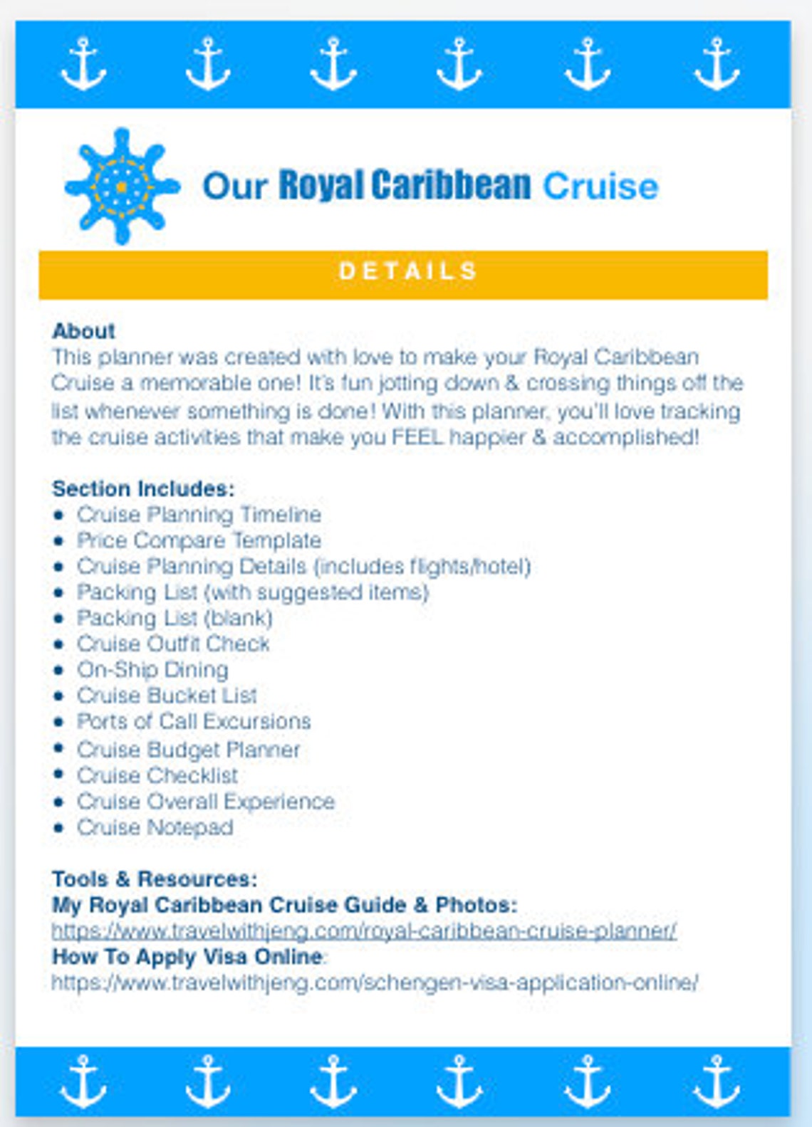 Cruise Planner, Royal Caribbean, Royal Caribbean Cruise, Royal