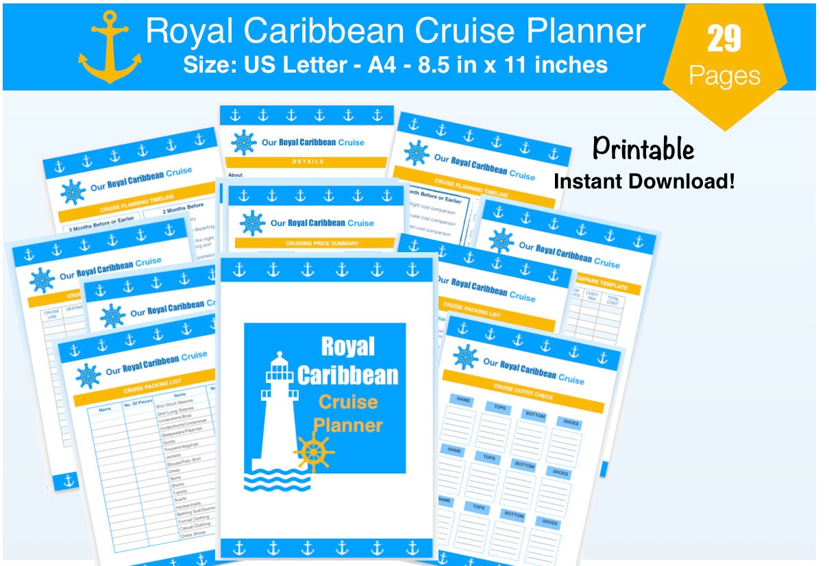 Cruise Planner Royal Caribbean Cruise Planner Royal Etsy Cruise Planner Royal Caribbean Cruise Planner Royal Etsy