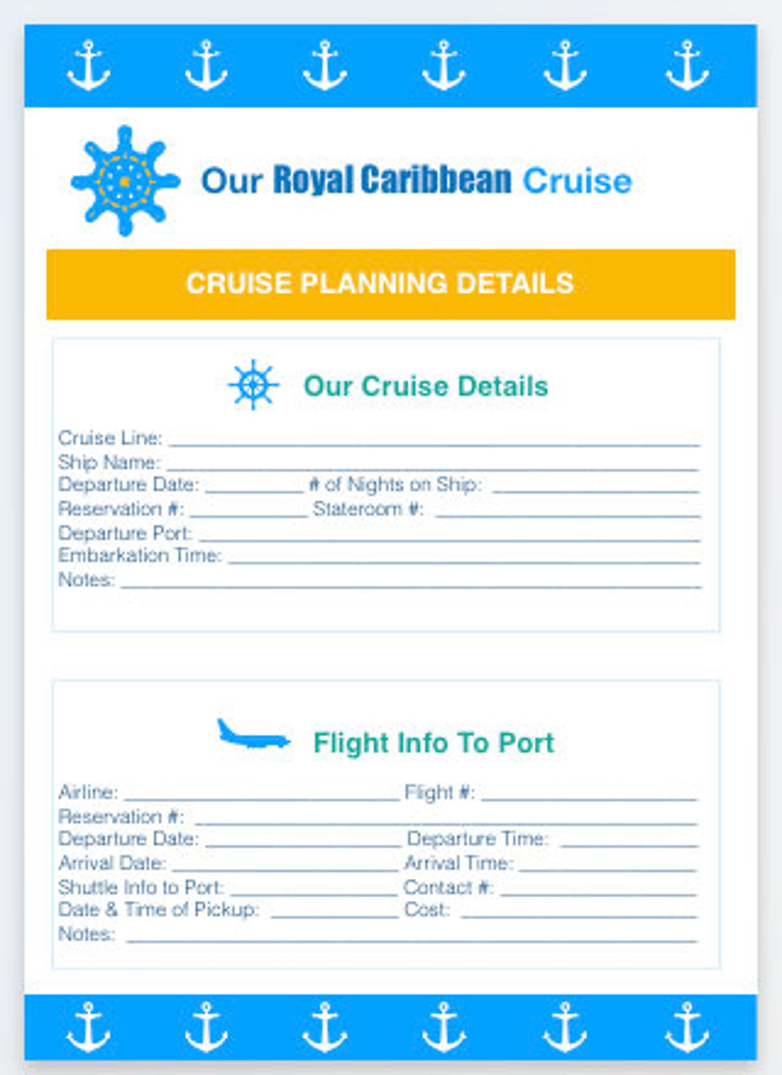 Cruise Planner, Royal Caribbean Cruise Planner, Royal Caribbean Cruise