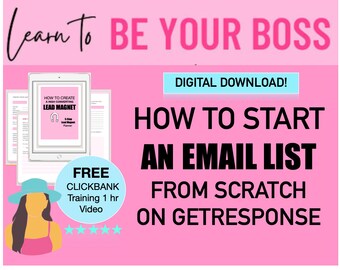 How To Start An Email List From Scratch Email List Planner Email Marketing Guide Lead Magnet Planner Lead Generation Email Digital Download