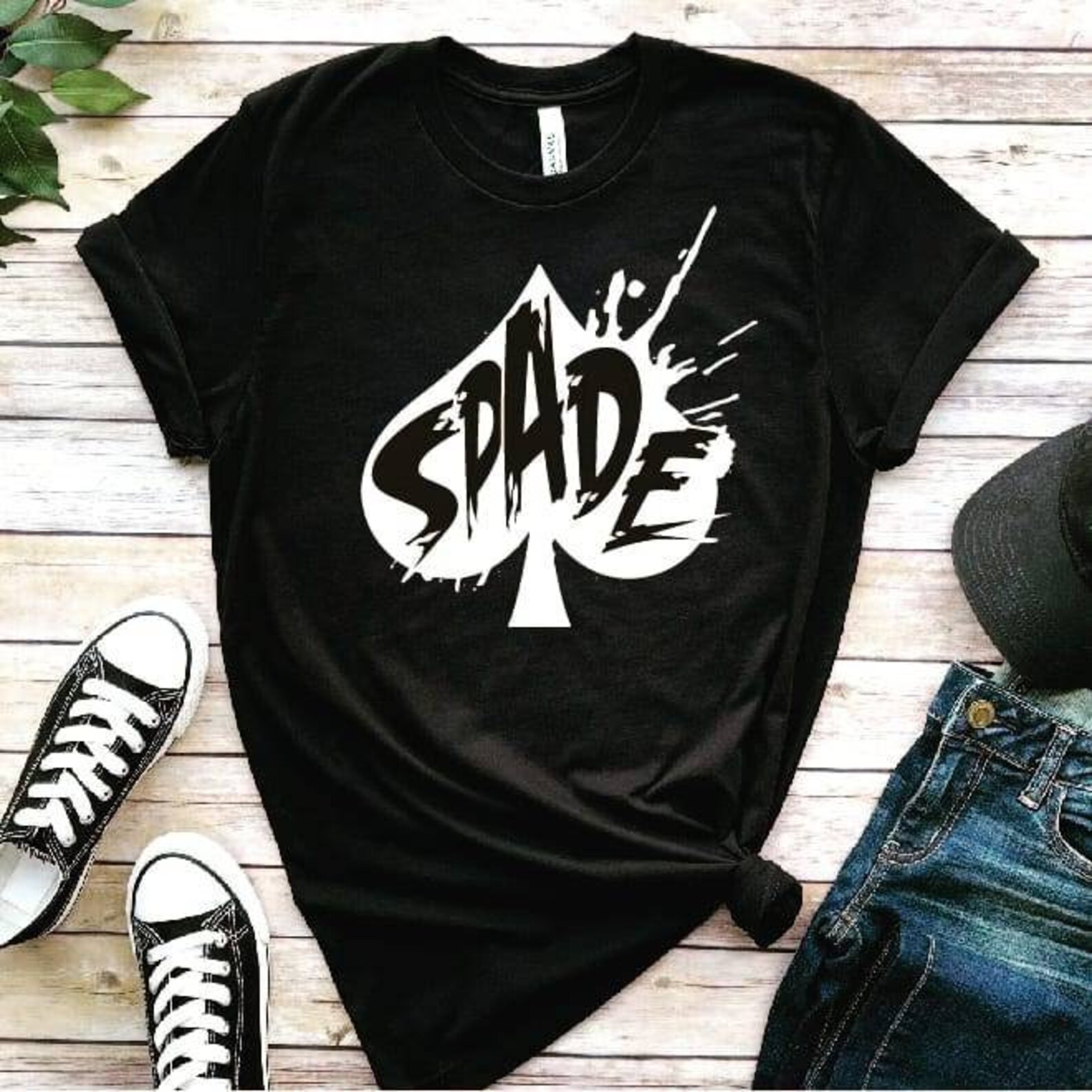 Ace of Spades Tshirt Spade Tee Shirt Etsy