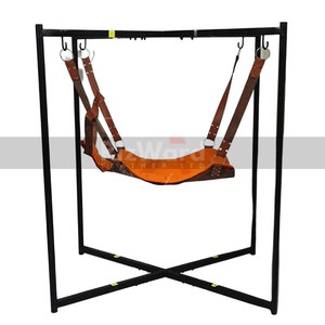 Heavy Duty Steel Love Sling Stand: 5-Foot Height, 4 Hanging Points