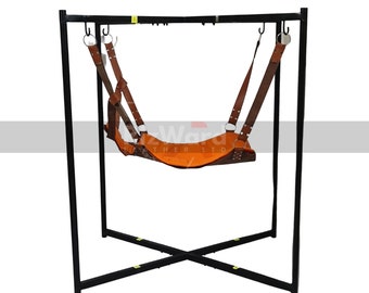 Heavy Duty Sex Sling Steel Stand - Bondage Furniture - Bondage Gear & Accessories - Sex Furniture For Playroom - Stainless Steel Stand Frame