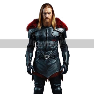 Rogue Warrior Leather Armor Set: Medieval LARP Cosplay Costume