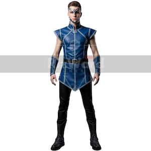 Medieval Viking Leather Jerkin with Pants Ren Faire Leather Vest Renaissance Rave Vest for Fantasy Cosplay Costume Medieval Jerkin Outfit