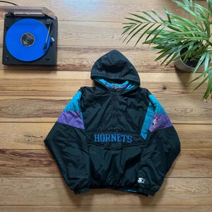 Charlotte Hornets Starter Jacket - Etsy Charlotte Hornets Starter Jacket - Etsy