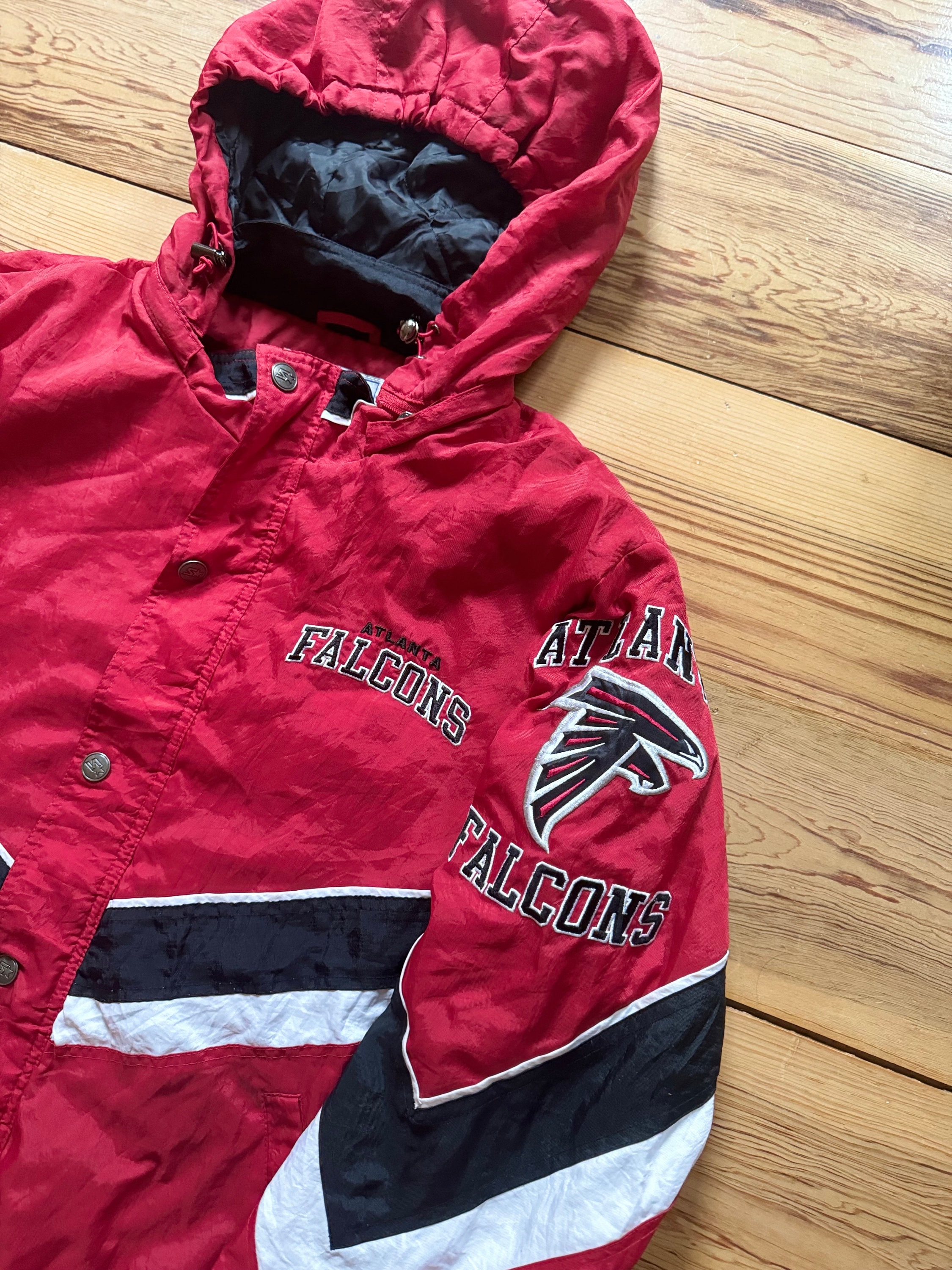 Atlanta Falcons Starter Jacket - Size XL - Etsy