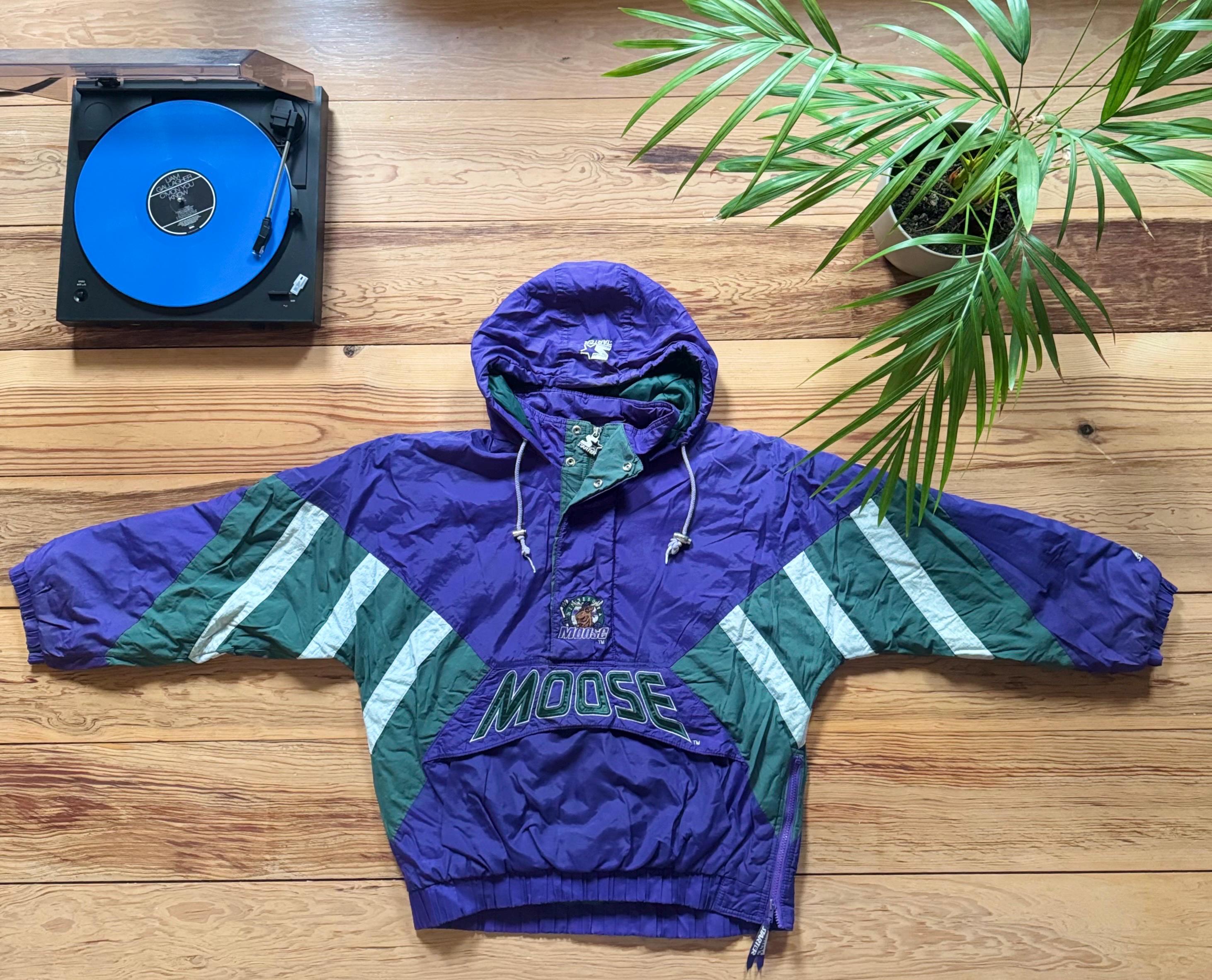 Minnesota Moose Starter Jacket - Size Medium - Etsy