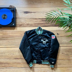Philadelphia Eagles Satin Starter Jacket - Size Medium