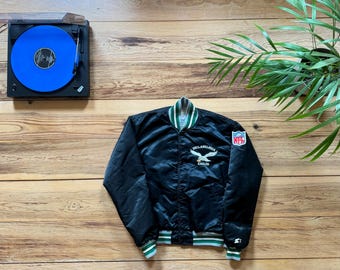 Philadelphia Eagles Satin Starter Jacket - Size Medium