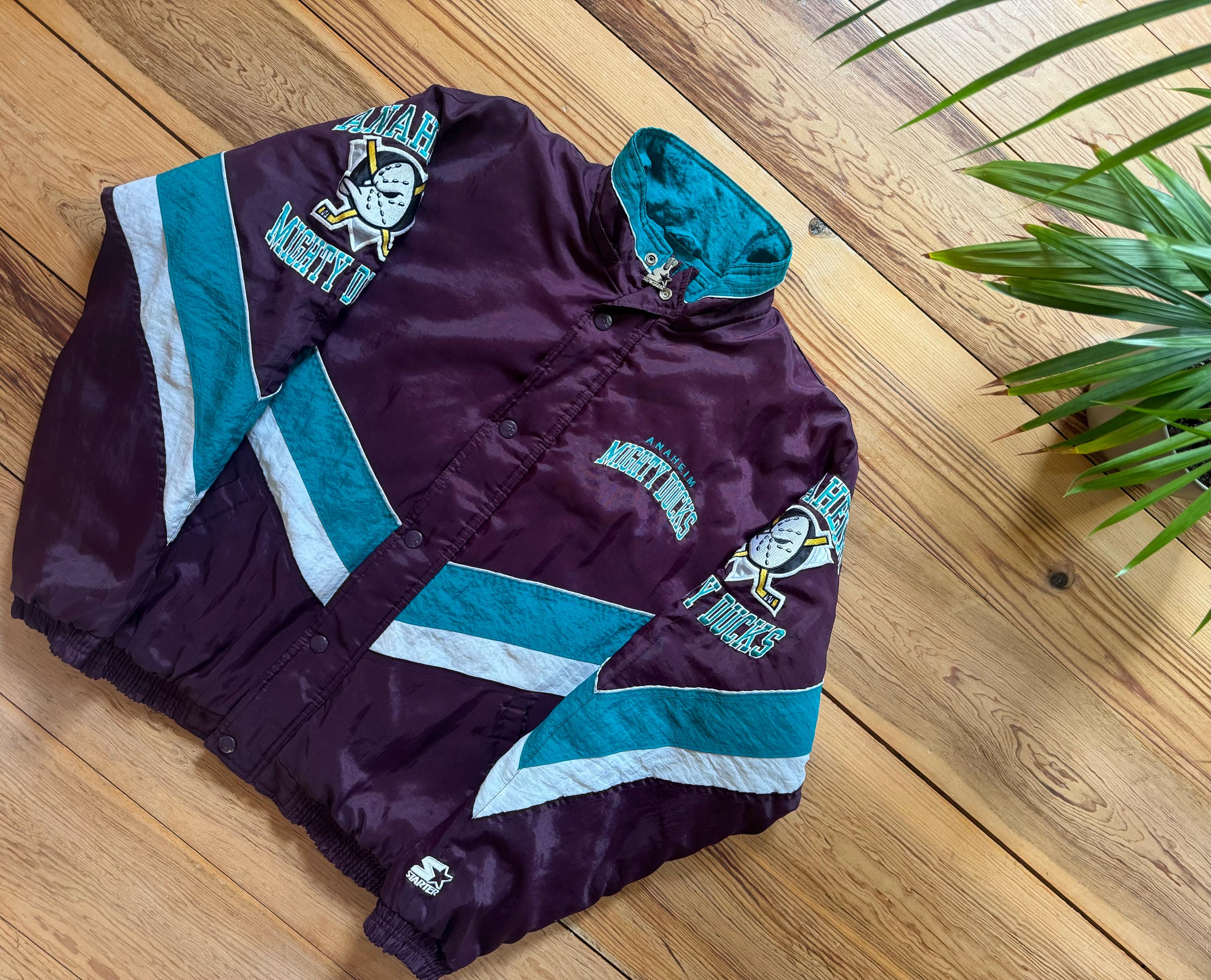 Anaheim Ducks Mighty Ducks Starter Jacket - Size Large - Etsy