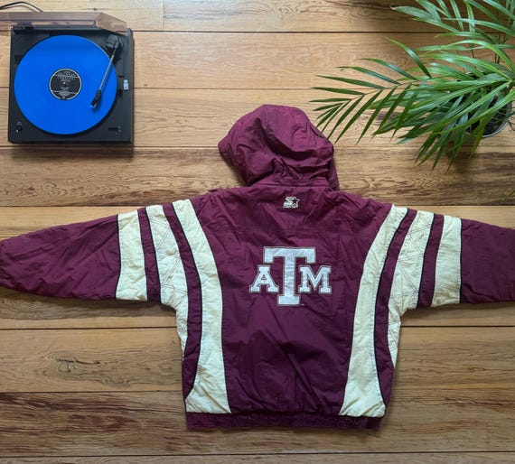 Texas A&M Starter Jacket - Size Large - Etsy