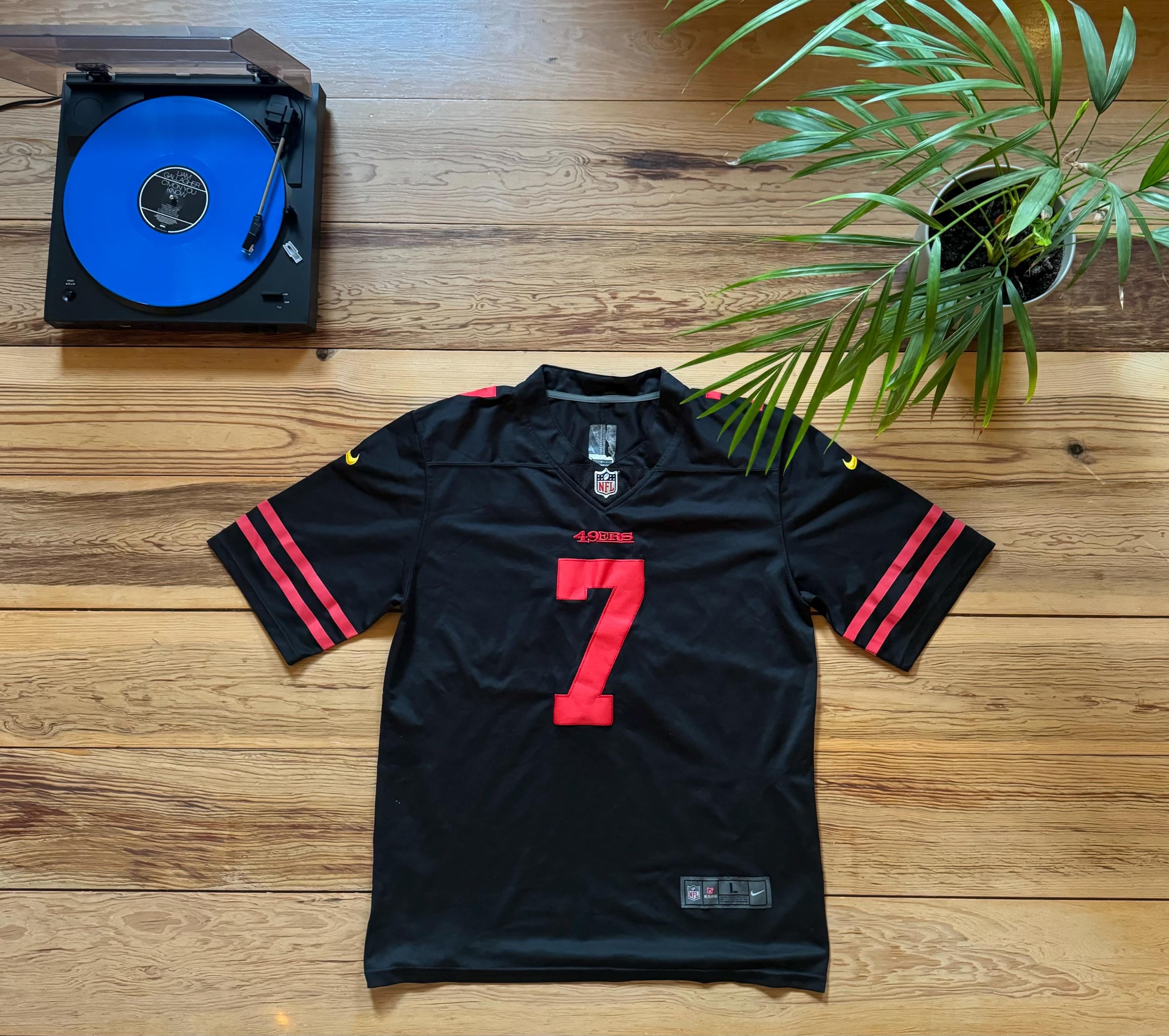San Francisco 49ers Nike Jersey 49ers Colin Kaepernick Jersey Size Large Etsy