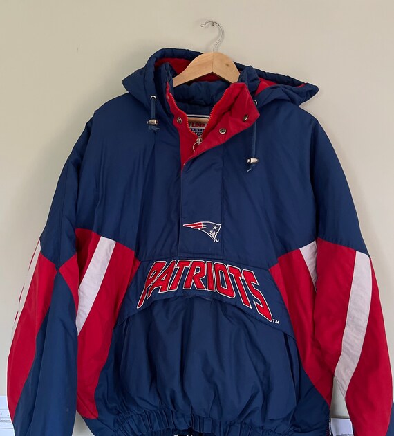 Vintage New England Patriots Padded Starter Jacket - Size XL