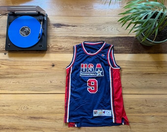 Champion Vintage 90s MICHAEL JORDAN #9 USA Dream Team Basketball Jersey - Size Medium