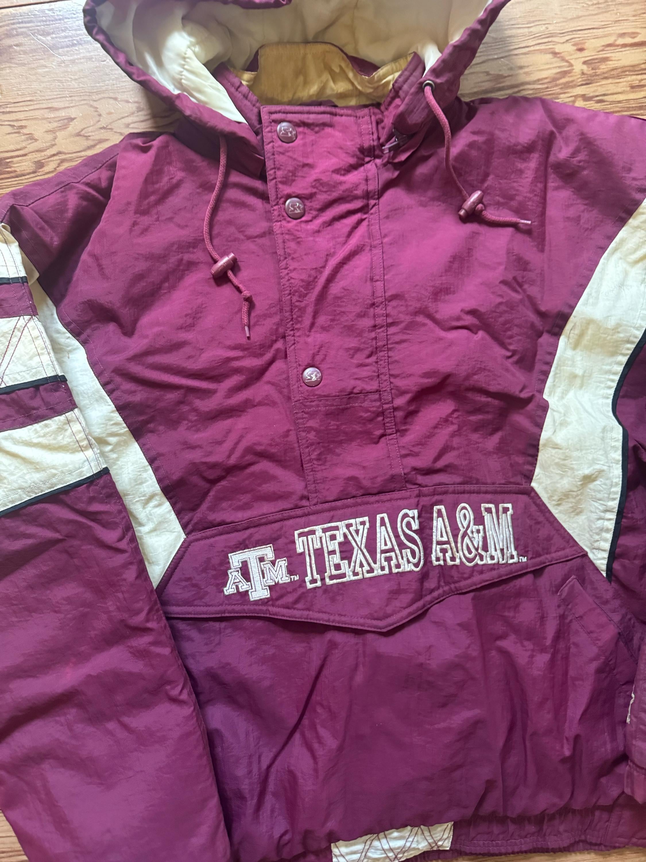 Texas A&M Starter Jacket - Size Large - Etsy