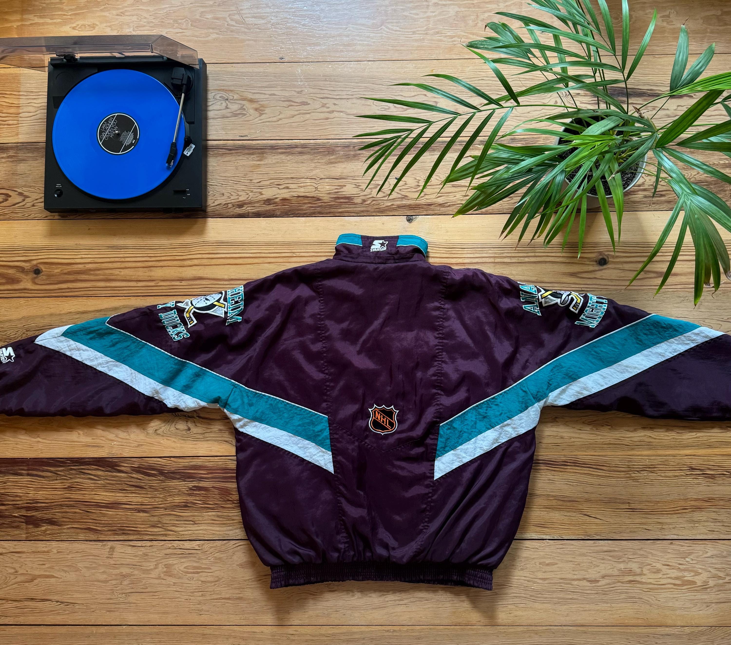 Anaheim Ducks Mighty Ducks Starter Jacket - Size Large - Etsy