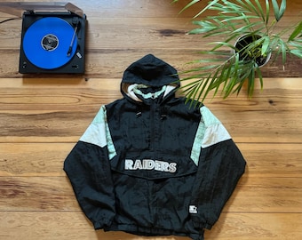 Oakland Raiders (las Vegas) Starter Jacket - Size XL - Etsy