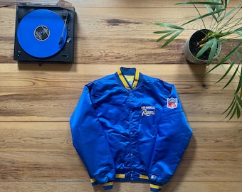 Los Angeles Rams Satin Starter Jacket - Size XL