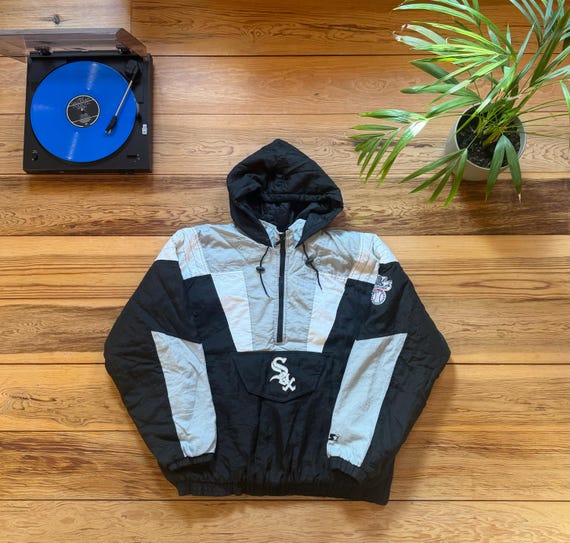 【STARTER】 White sox jacket sizeL 1990s Chicago White Sox Starter Satin Varsity Jacket XL